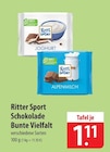 Ritter Sport Schokolade Bunte Vielfalt bei famila Nordost im Neustadt Prospekt für 1,11 €