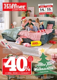 Höffner Bett im Prospekt 