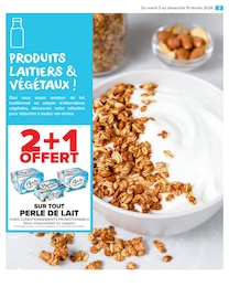 Prix et réduction Lait dans le prospectus Carrefour Market en cours Offre Lait dans le catalogue Carrefour Market du moment à la page 5
