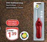 Stabfeuerzeug im Angebot bei GLOBUS in Nettetal Stabfeuerzeug Angebote von OHO bei GLOBUS Nettetal für 1,39 €