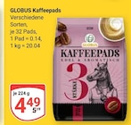 Aktuelles Kaffeepads Angebot bei GLOBUS in Trier ab 4,49 €