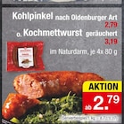 Kohlpinkel nach Oldenburger Art oder Kochmettwurst geräuchert Angebote von meemken bei Zimmermann Wunstorf für 2,79 €