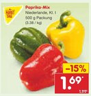 Aktuelle Paprika Angebote bei Netto Marken-Discount in Oldenburg Aktuelles Paprika-Mix Angebot bei Netto Marken-Discount in Oldenburg ab 1,69 €