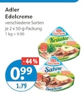 Edelcreme im V-Markt Prospekt Edelcreme von Adler im aktuellen V-Markt Prospekt für 0,99 €