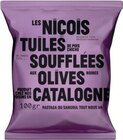Tuiles de pois chiches soufflées aux olives noires - LES NICOIS - Intermarché Hyper Tuiles de pois chiches soufflées aux olives noires - LES NICOIS à 1,79 € dans le catalogue Intermarché Hyper