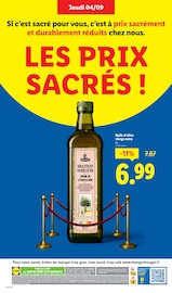Huile D'olive Angebote im Prospekt "Le vrai prix des bonnes choses" von Lidl auf Seite 40