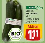 Bio Zucchini Angebote von Rewe Bio bei REWE Bensheim für 1,11 €
