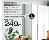 Kleiderschrank BURELA im Angebot bei Ostermann in Haltern am See Kleiderschrank BURELA Angebote von HARPER bei Ostermann Haltern am See für 249,00 €