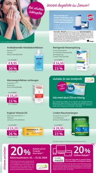 Nasenspray im mea - meine apotheke Prospekt "Unsere Januar-Angebote" mit 4 Seiten (Herne)