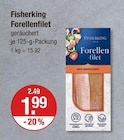 Forellenfilet im V-Markt Prospekt Forellenfilet von Fisherking im aktuellen V-Markt Prospekt für 1,99 €