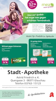 mea - meine apotheke Prospekt Unsere September-Angebote mit 4 Seiten