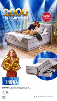 Bett im aktuellen Polstermöbel Fischer Prospekt (Heilbronn) Bett im Polstermöbel Fischer Prospekt "JUBILÄUM" mit 31 Seiten (Heilbronn)