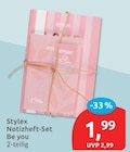 Notizheft-Set Be you im Angebot bei budni in Berlin Notizheft-Set Be you Angebote von Stylex bei budni Berlin für 1,99 €