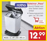 Treteimer „Paso“ im Angebot bei Netto Marken-Discount in Bad Homburg Treteimer „Paso“ Angebote bei Netto Marken-Discount Bad Homburg für 12,99 €