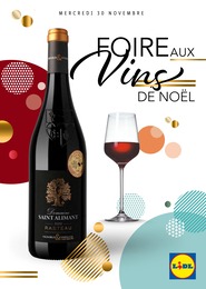 Lidl Catalogue "Foire aux vins de Noël", 1 page, Bonneuil-sur-Marne,  30/11/2022 - 24/12/2022