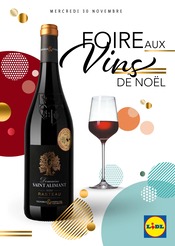 Prospectus Lidl à Bellerive-sur-Allier, "Foire aux vins de Noël", 1 page de promos valables du 30/11/2022 au 24/12/2022