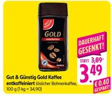 Aktuelles Gold Kaffee entkoffeiniert Angebot bei E center in Tübingen ab 3,49 €