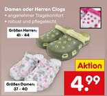 Aktuelles Damen oder Herren Clogs Angebot bei Netto Marken-Discount in Trier ab 4,99 €