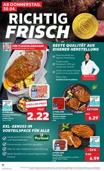 Grillfleisch im Kaufland Prospekt "Aktuelle Angebote" mit 62 Seiten (Hannover)