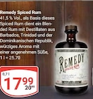 Aktuelles Remedy Spiced Rum Angebot bei GLOBUS in Oberhausen ab 17,99 €