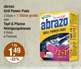 Grill Power-Pads Topf & Pfanne Reinigungskissen von abrazo im aktuellen V-Markt Prospekt für 1,49 €