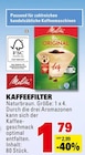 Aktuelles KAFFEEFILTER Angebot bei E center in Wiesbaden ab 1,79 €