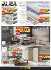 Aktueller BRAUN Möbel-Center Prospekt mit Schlafzimmer, "HAUSMESSE", Seite 10
