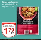 Maultaschen im Angebot bei GLOBUS in Duisburg Maultaschen Angebote von Bürger bei GLOBUS Duisburg für 1,79 €