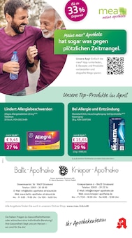 Aktueller mea - meine apotheke Prospekt "Unsere April-Angebote" für Stralsund Aktueller mea - meine apotheke Prospekt für Stralsund mit Seiten