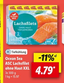 Lachs von Ocean Sea im aktuellen Lidl Prospekt für 4.79€