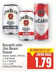 Bacardi oder Jim Beam Dosen im aktuellen E center Prospekt