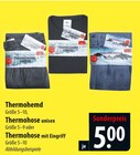 Thermohemd, Thermohose unisex oder Thermohose mit Eingriff Angebote bei famila Nordost Flensburg für 5,00 €