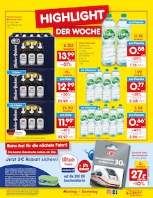 Wasser im aktuellen Netto Marken-Discount Prospekt (Stuttgart) Wasser im Netto Marken-Discount Prospekt "Aktuelle Angebote" mit 75 Seiten (Stuttgart)