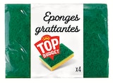 Eponges Grattantes x4 Vertes - Top Budget dans le catalogue Intermarché Hyper