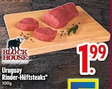 Uruguay Rinder-Hüftsteaks von Block House im aktuellen EDEKA Prospekt für 1,99 €