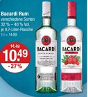 Rum Angebote von Bacardi bei V-Markt Regensburg für 10,49 €
