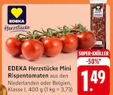 Herzstücke Mini Rispentomaten bei EDEKA im Prospekt "" für 1,49 €