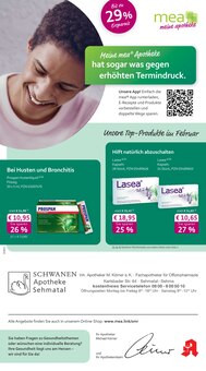Aktueller mea - meine apotheke Prospekt (Sehmatal, 4 Seiten zum blättern mea - meine apotheke Prospekt Unsere Februar-Angebote mit 4 Seiten
