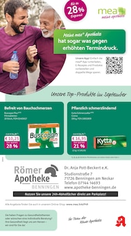 Aktueller mea - meine apotheke Prospekt "Unsere September-Angebote" Seite 1 von 4 Seiten für Benningen