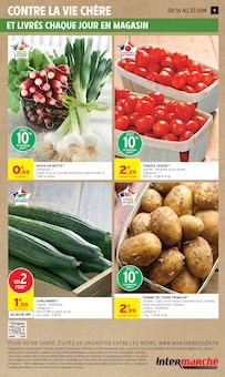 Promotion Radis dans le prospectus Intermarché Super, valable du 16/06/2026 au 28/06/2026 Promo Radis dans le catalogue Intermarché Super du moment à la page 9
