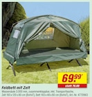 Feldbett mit Zelt im toom Baumarkt Prospekt Feldbett mit Zelt von im aktuellen toom Baumarkt Prospekt für 69,99 €