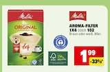 Aroma-Filter 1x4 im Angebot bei Marktkauf in Konstanz Aroma-Filter 1x4 Angebote von Melitta bei Marktkauf Konstanz für 1,99 €