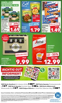 Warsteiner im aktuellen Kaufland Prospekt (Falkensee) Warsteiner im Kaufland Prospekt "Aktuelle Angebote" mit 54 Seiten (Falkensee)