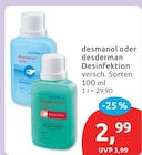 Desmanol Desinfektion von Schülke für 2,99 € bei budni im Angebot Desmanol Desinfektion von Schülke im aktuellen budni Prospekt