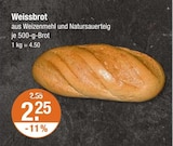 Weissbrot im Angebot bei V-Markt in Augsburg Weissbrot Angebote bei V-Markt Augsburg für 2,25 €