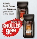 Caffé Crema oder Espresso von Alberto im aktuellen V-Markt Prospekt für 9,99 €