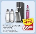 Aktuelles Duo Wassersprudler titan Vorteilspack Angebot bei combi in Hannover ab 89,00 €