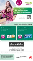 mea - meine apotheke Prospekt für Leipzig: "Unsere Oktober-Angebote", 4 Seiten, 01.10.2025 - 31.10.2025