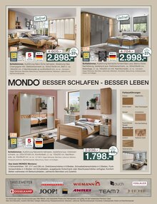 Bett im Möbel Inhofer Prospekt "SCHLAFEN Trends" mit 12 Seiten (Reutlingen)