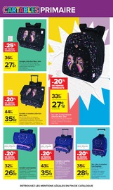 Promos Cartable dans le catalogue "L'ÉTÉ À LA PLAGE, LA RENTRÉE À LA PAGE." de Carrefour à la page 8